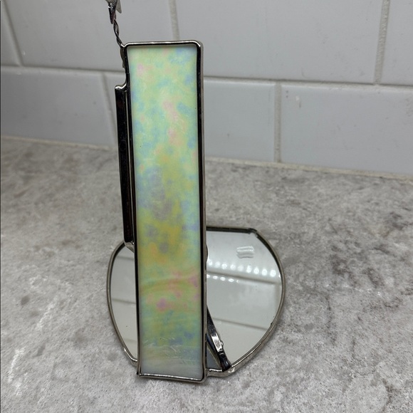 Stained Glass Handcrafted Christmas Nativity Scene. Holds tealight. 8”x5.5” - Picture 6 of 9